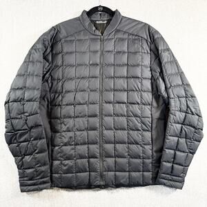 Arc'teryx Rico Jacket Mens Large Black Quilted Down Puffer Lightweight Outdoor